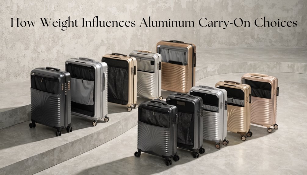 aluminum luggage weight considerations