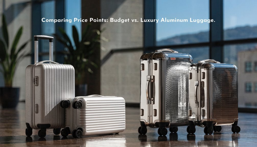 budget vs luxury luggage comparison