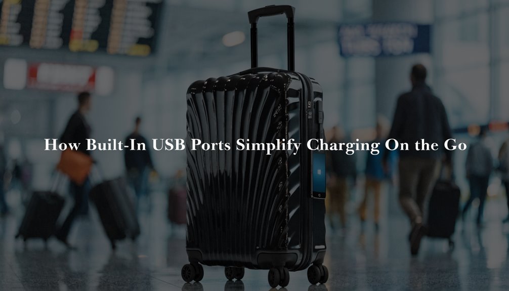 built in usb for convenient charging