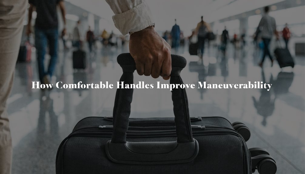 comfortable adjustable travel handles