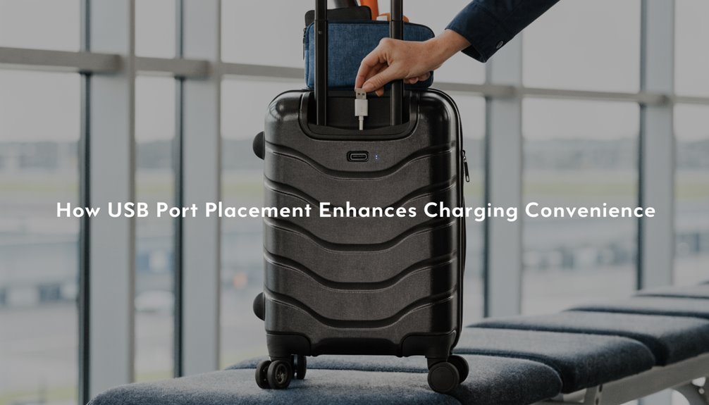 convenient external usb charging