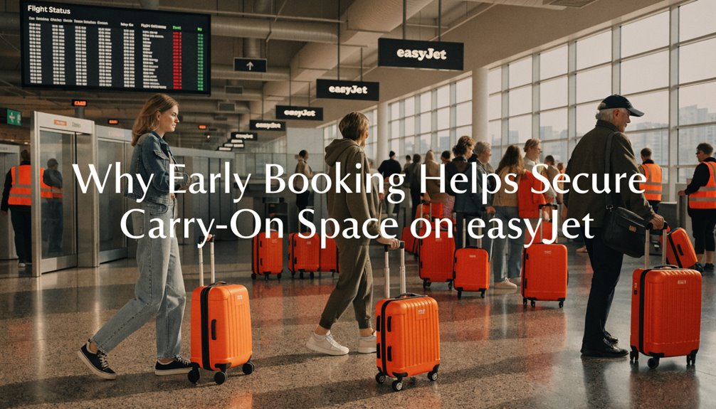 early booking secures overhead space
