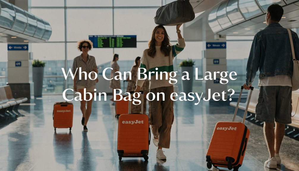 eligible passengers can carry large cabin luggage