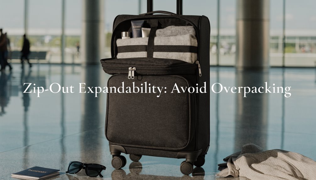 expandable carry on luggage