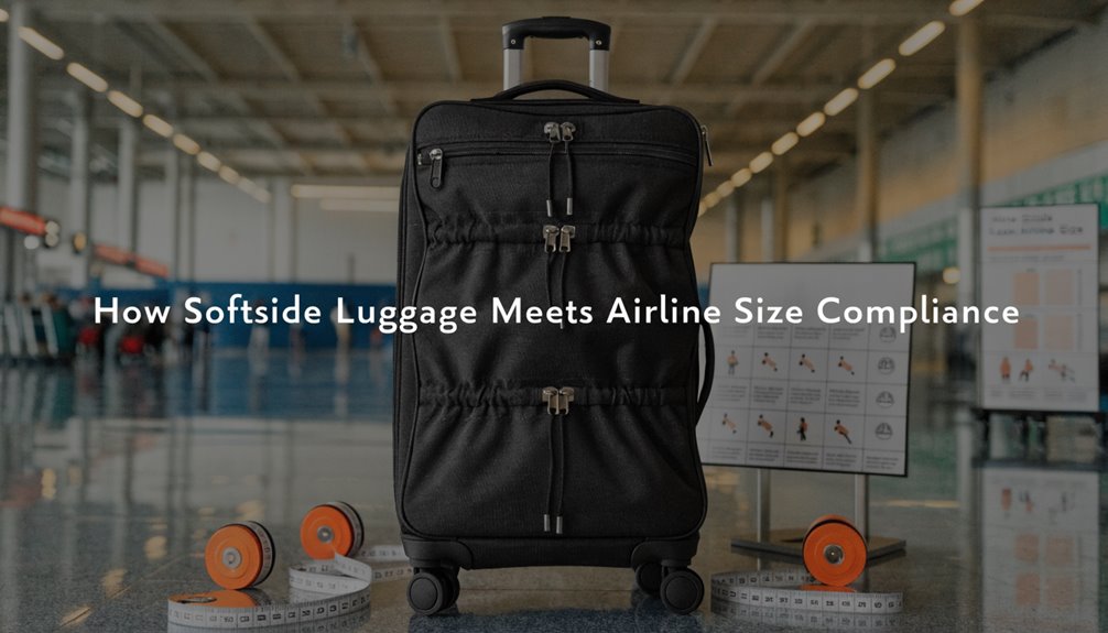 flexible compliant softside luggage