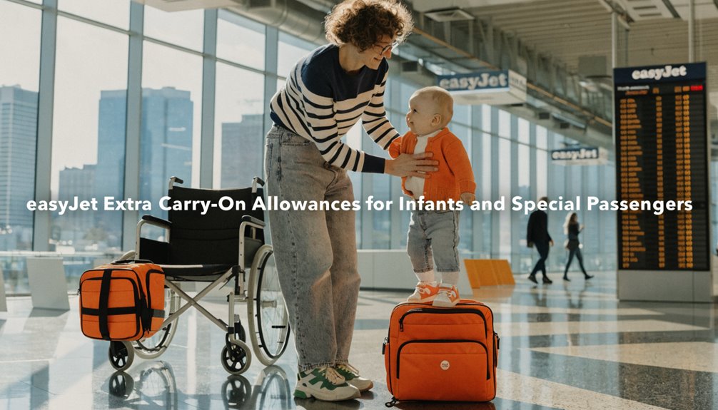 infant carry on and allowances