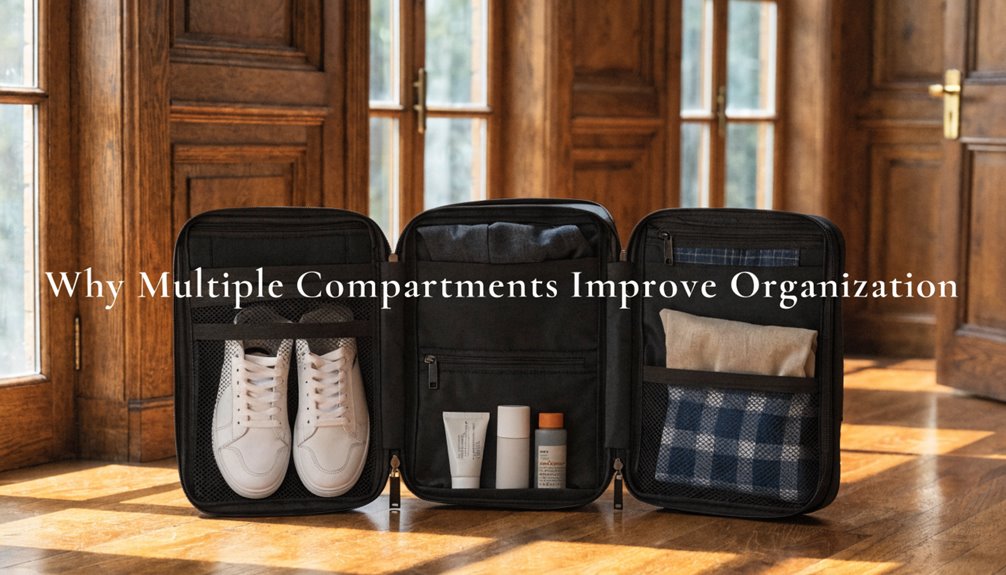 neat organized travel packing