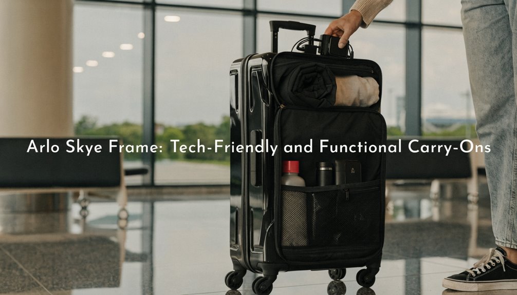 smart secure expandable luggage