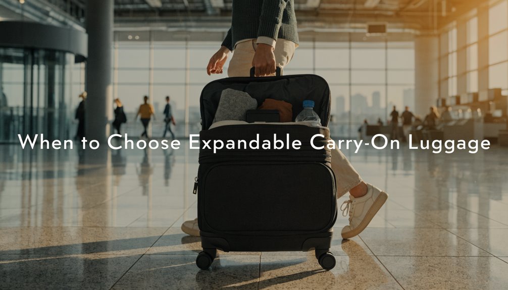 versatile expandable travel luggage